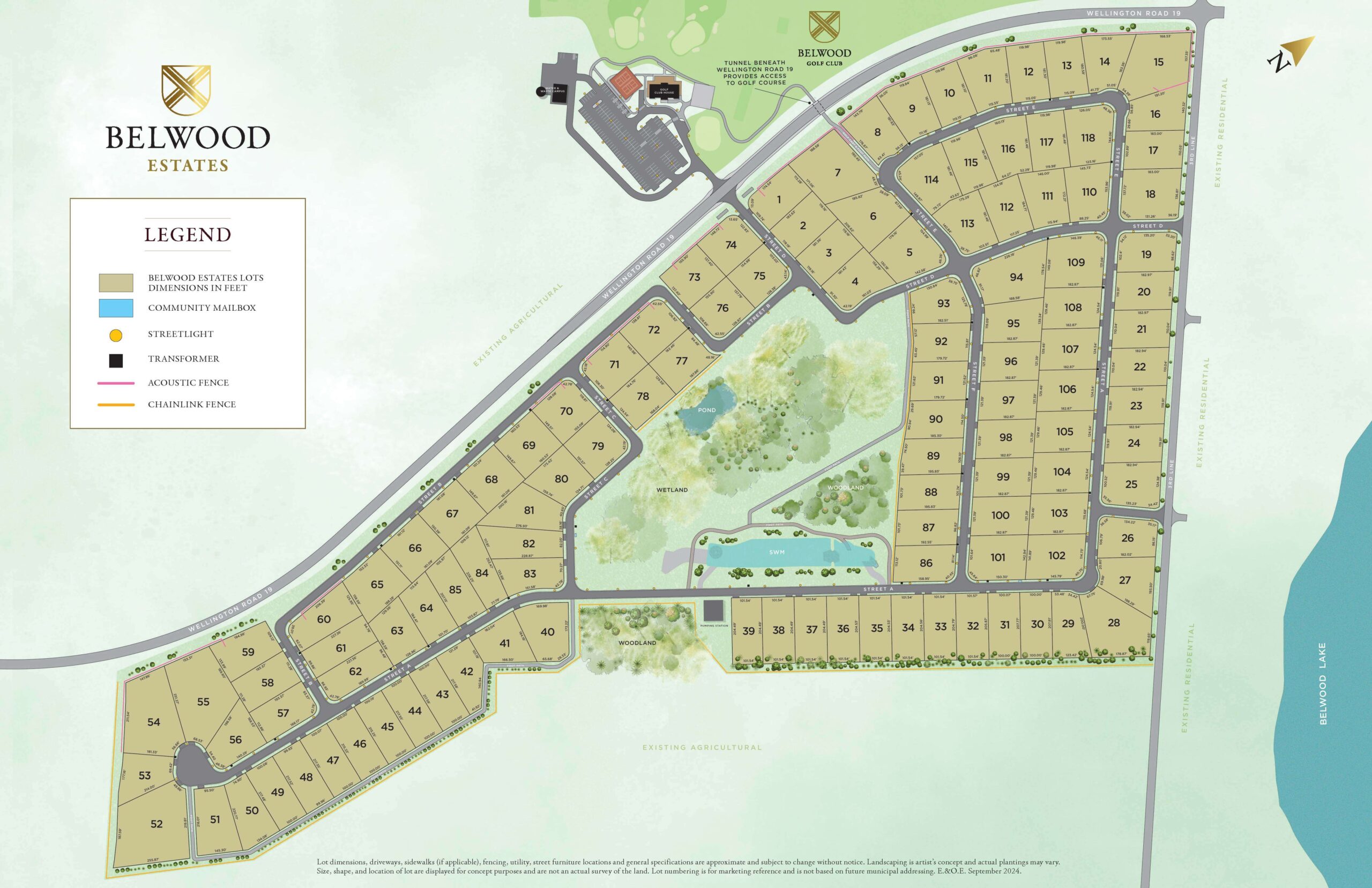 Belwood Estates Site Plan - Fergus